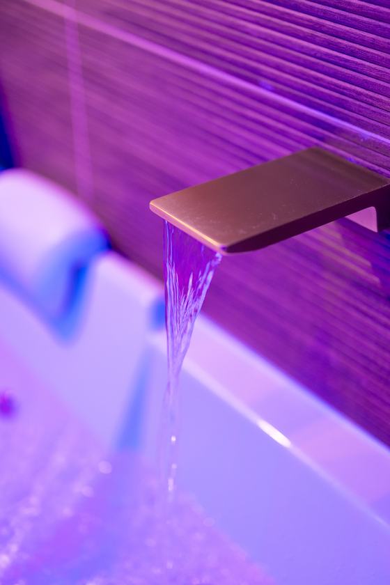 Hermitage Spa : cascade du jacuzzi