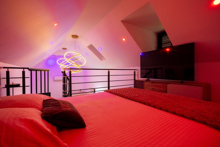 Spa Signature : lit double de la mezzanine