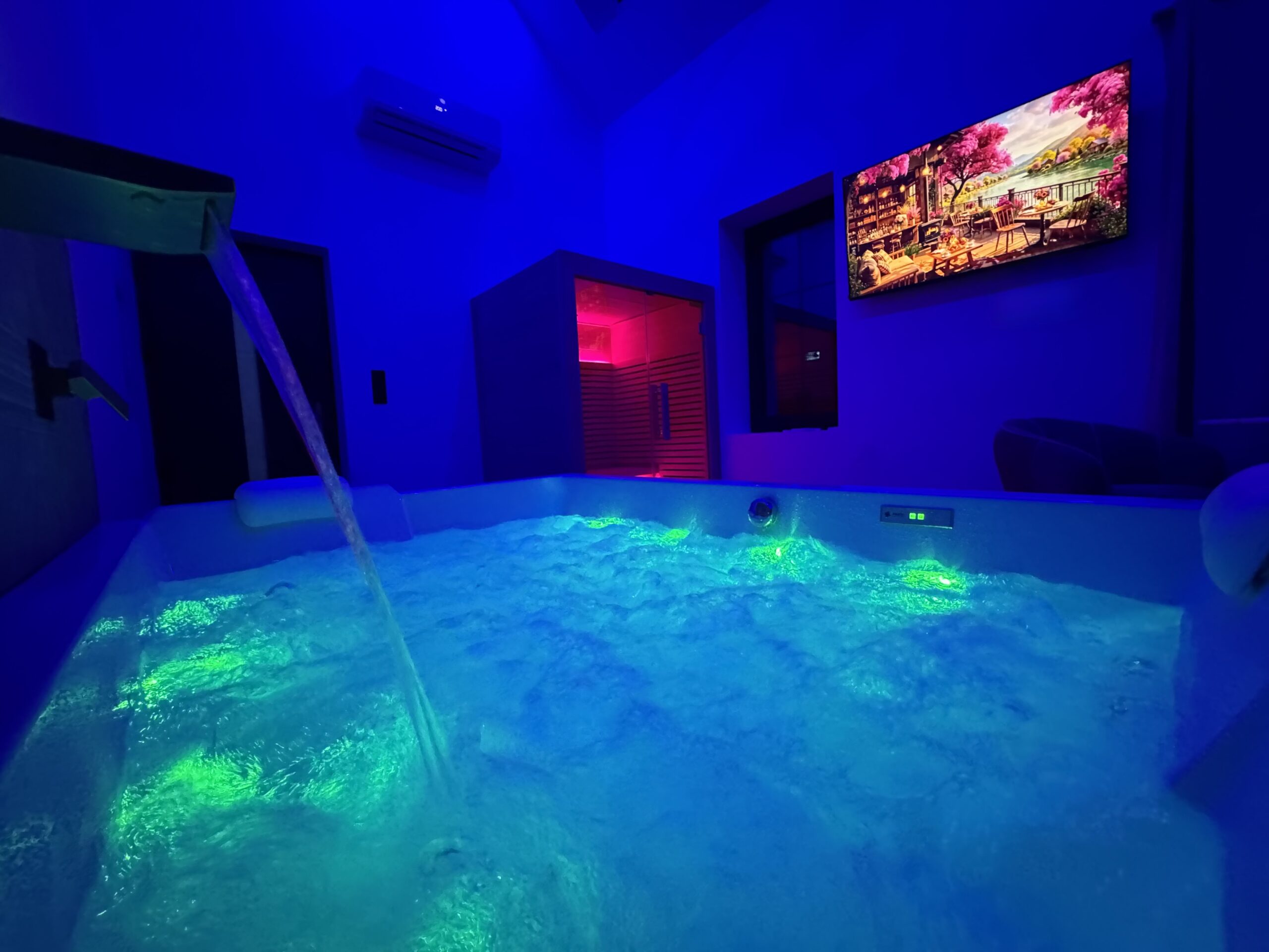 Spa privatif jacuzzi sauna